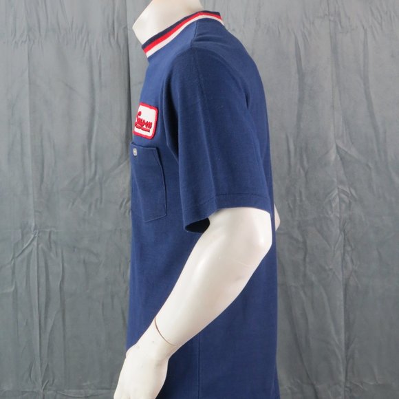 Vintage Work Shirt - Snap On Tool Patched Shirt - Men's Large - Picture 6 of 9